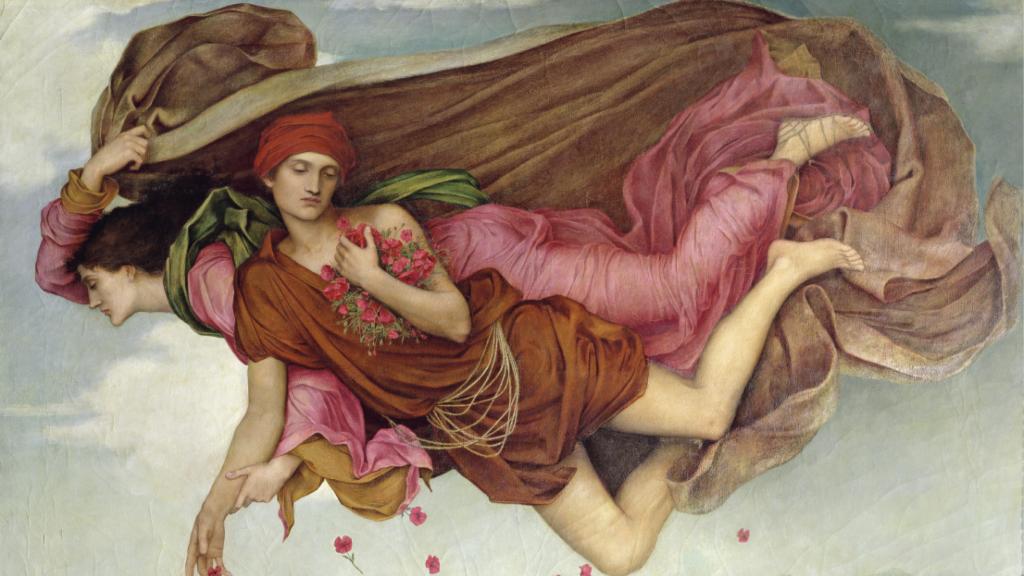 'Noche y sueño', de Evelyn de Morgan (1878)