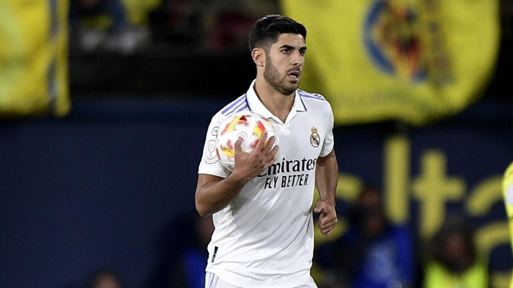 Marco Asensio durante el partido de Copa del Rey contra el Real Madrid