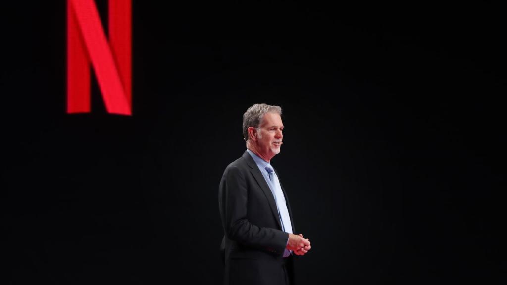 Reed Hastings, presidente de Netflix, en una conferencia en Busan (Corea del Sur) en noviembre de 2019.