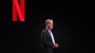 Reed Hastings, presidente de Netflix, en una conferencia en Busan (Corea del Sur) en noviembre de 2019.