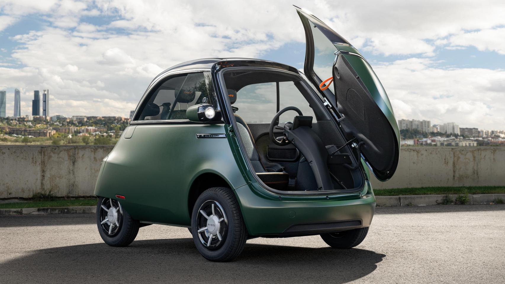 El Microlino Astara se inspira en el mítico Isetta de los años 50.