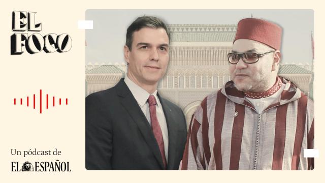 Pedro Sánchez y Mohamed VI.