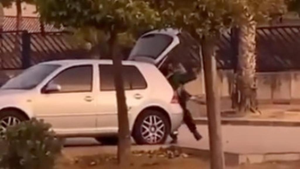 Una imagen del vídeo que se ha vuelto viral.