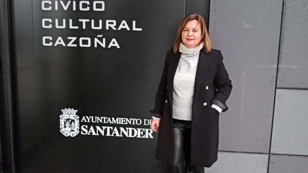 Beatriz Cuesta, en el Ayuntamiento de Santander.