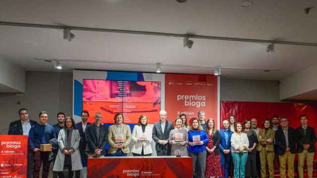 Entrega de los X Premios Bioga, celebrados en Vigo.