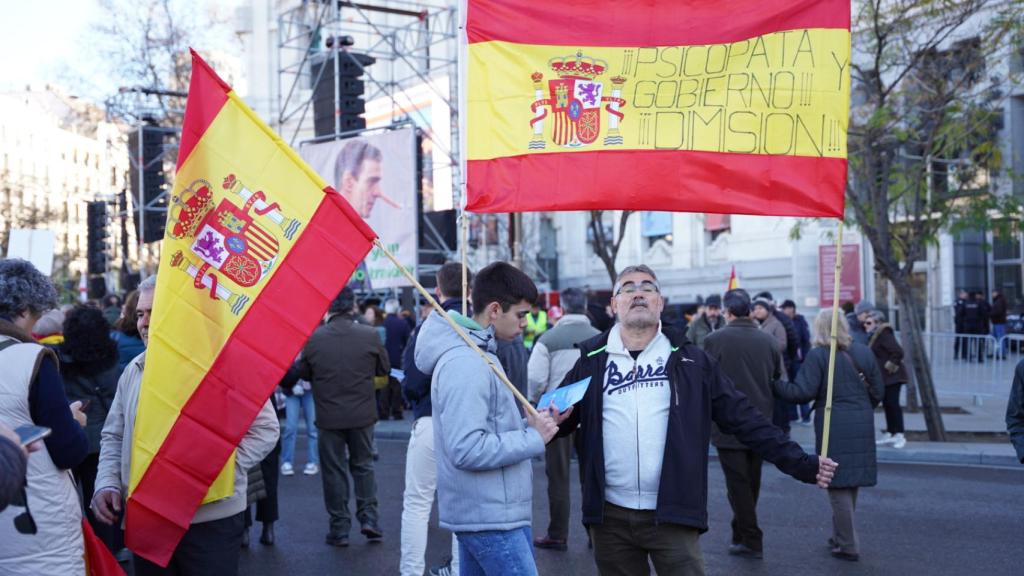 Pancartas en la manifestación de este sábado