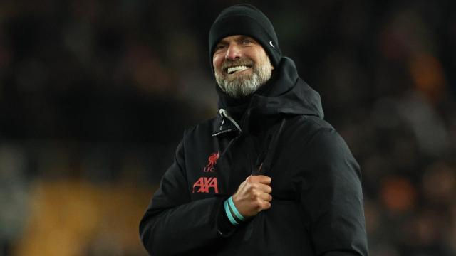 Klopp, celebrando una victoria.