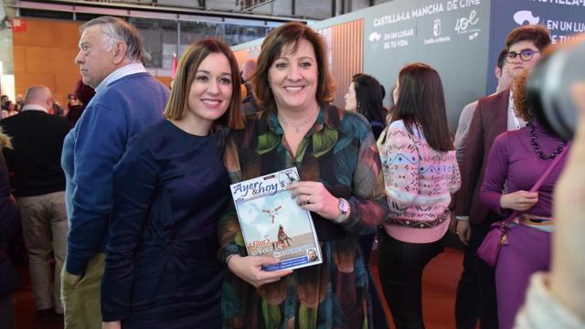 La directora general de Turismo, Ana Isabel Fernández Samper, y la consejera de Economía, Empresas y Empleo, Patricia Franco.