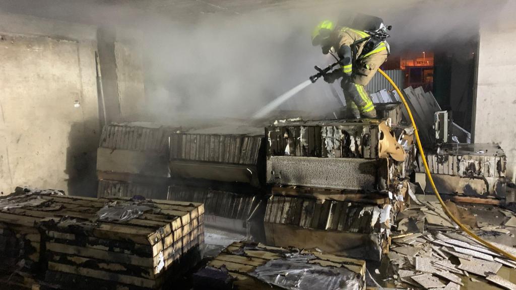 Otra intervención de los bomberos de Alicante.