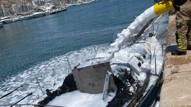 Una de las intervenciones de los bomberos de Alicante.