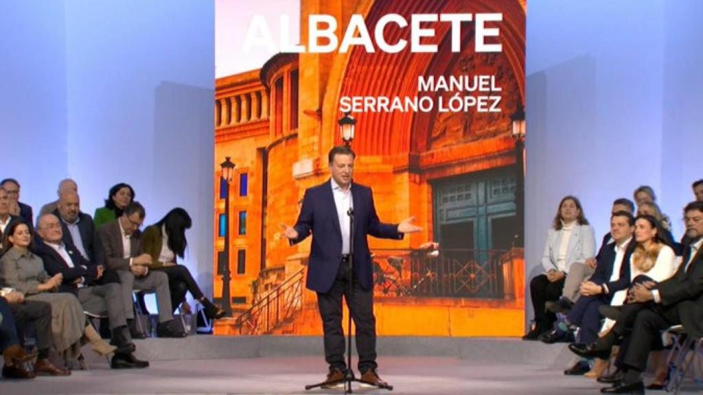 Manuel Serrano, en el momento de su presentación