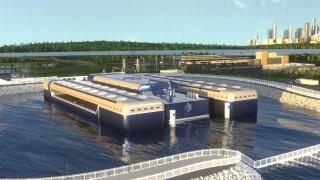 Central nuclear modular sumergida