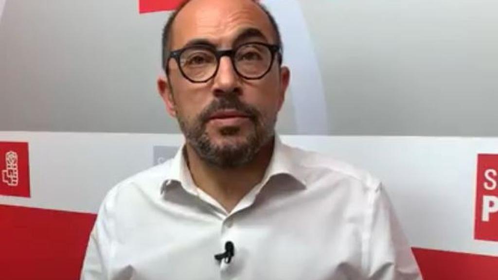 El secretario  general del PSOE de Soria, Luis  Rey