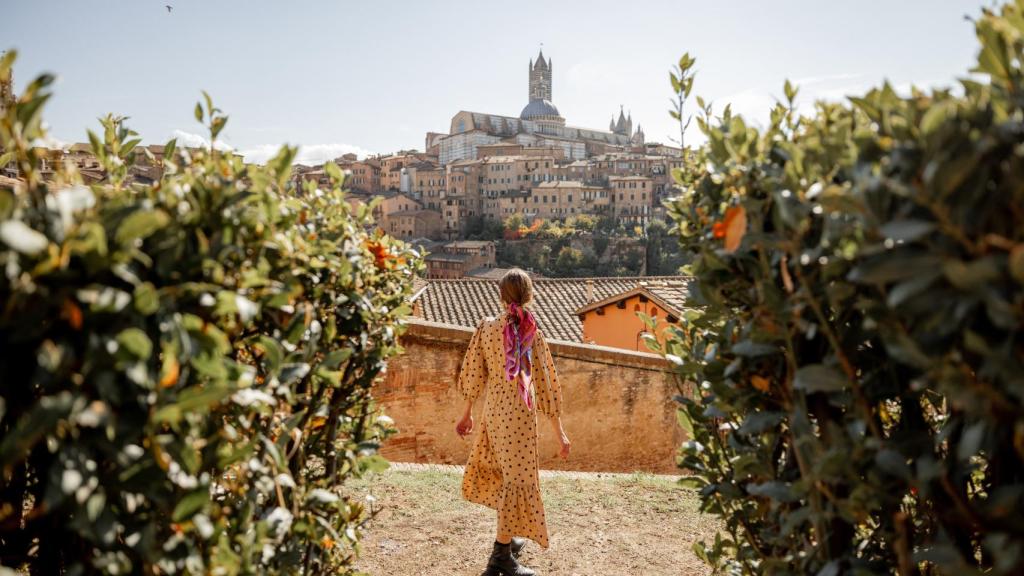 Vista del casco histórico de Siena