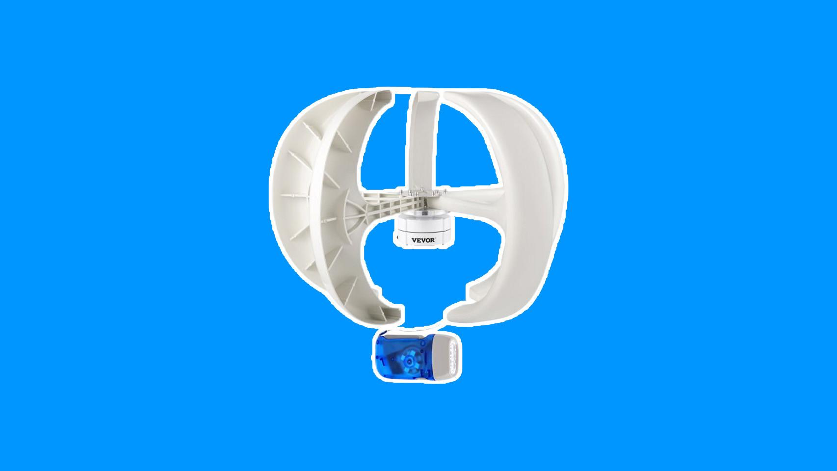 Aerogenerador VEVOR de 600W.