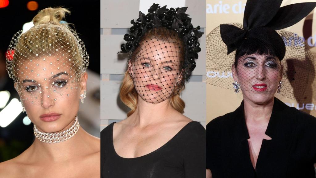 De izquierda a derecha, Hailey Bieber, Elisabeth Banks y Rosy de Palma
