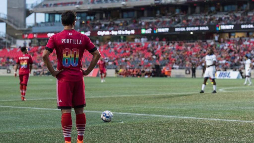 Cristian Portilla, jugando con el Ottawa.