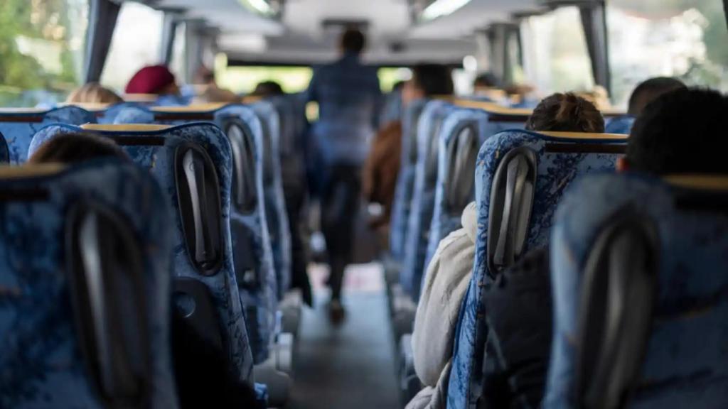 Interior de un autobús, en imagen de archivo.