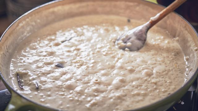 Receta de arroz con leche de coco de Dabiz Muñoz.
