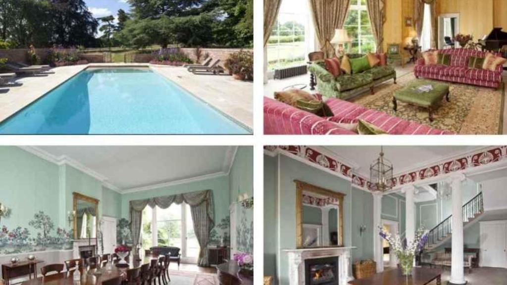 Imágenes del interior de la mansión de Corinna Larsen en Inglaterra.