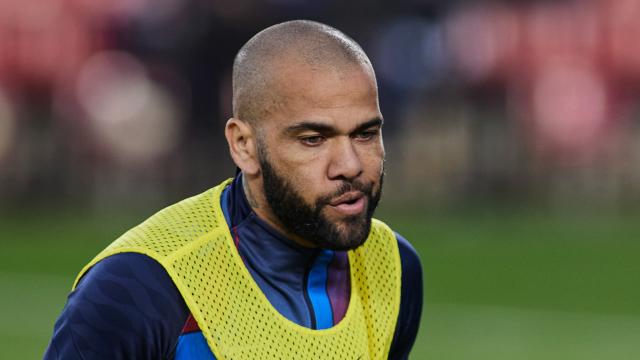 Dani Alves, durante su paso con el FC Barcelona.