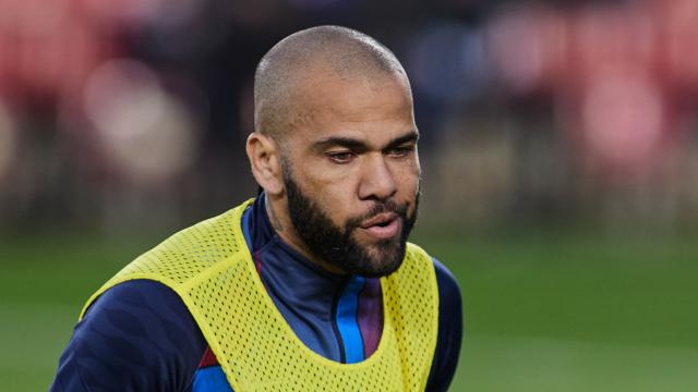 Dani Alves, durante su paso con el FC Barcelona.