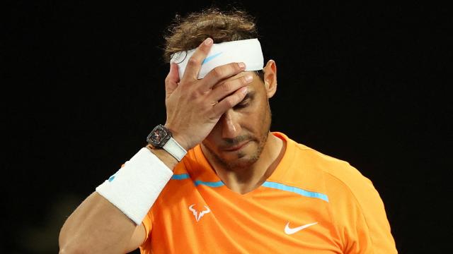 Rafa Nadal, en el Open de Australia 2023