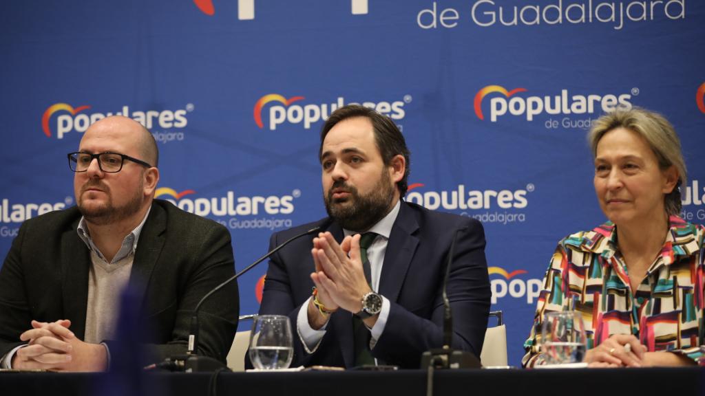 Lucas Castillo, Paco Núñez, Ana Guarinos. Foto: PP CLM.