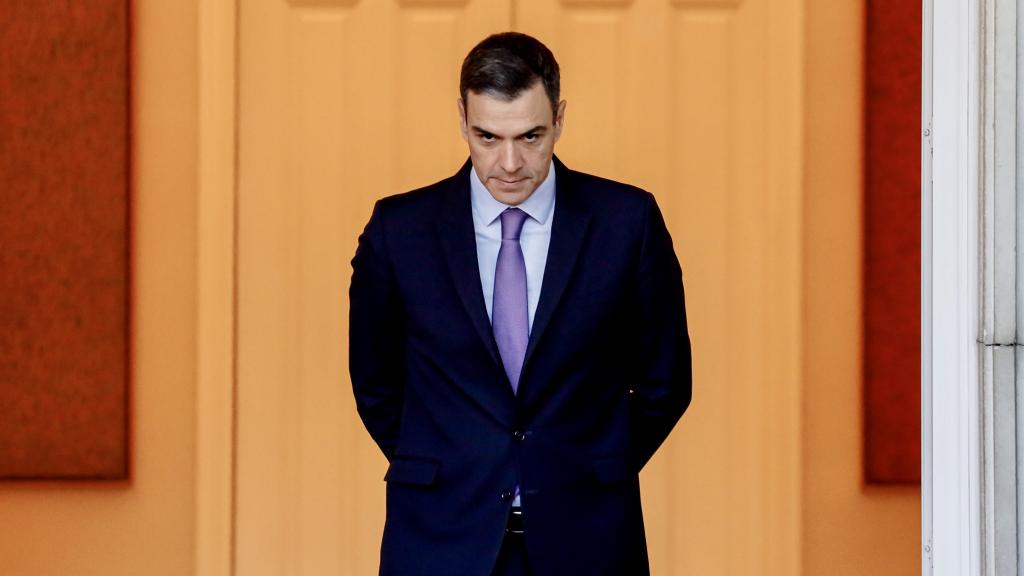 El presidente del Gobierno, Pedro Sánchez, el pasado viernes en el Palacio de la Moncloa.