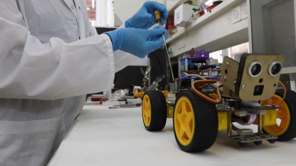 El prototipo de robot con olfato.
