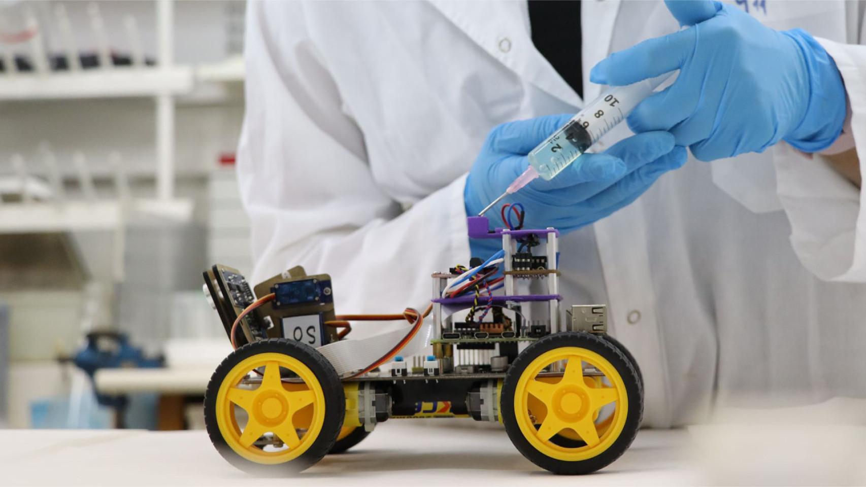 El prototipo de robot con olfato.