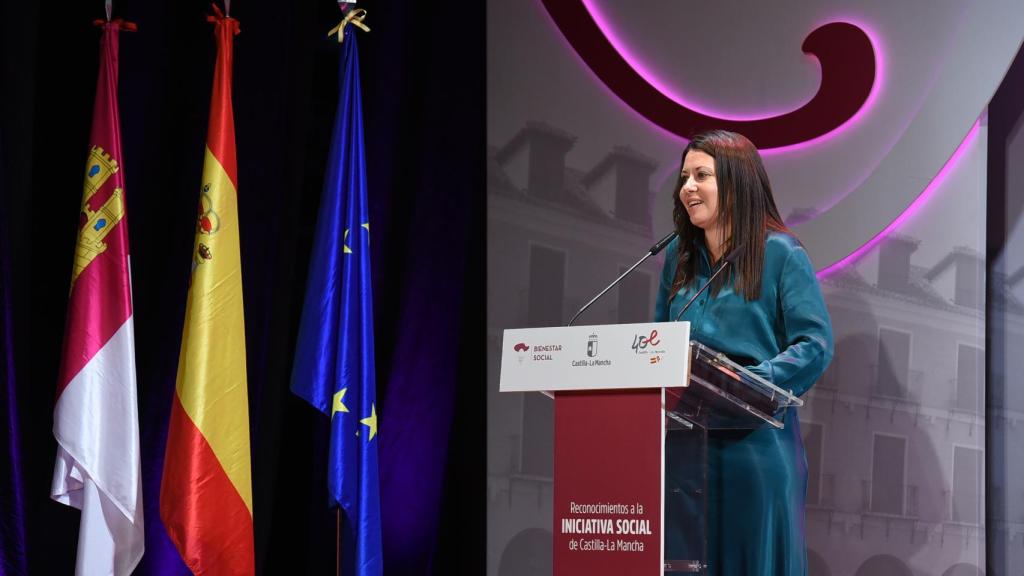 La consejera Bárbara García Torijano durante su intervención.