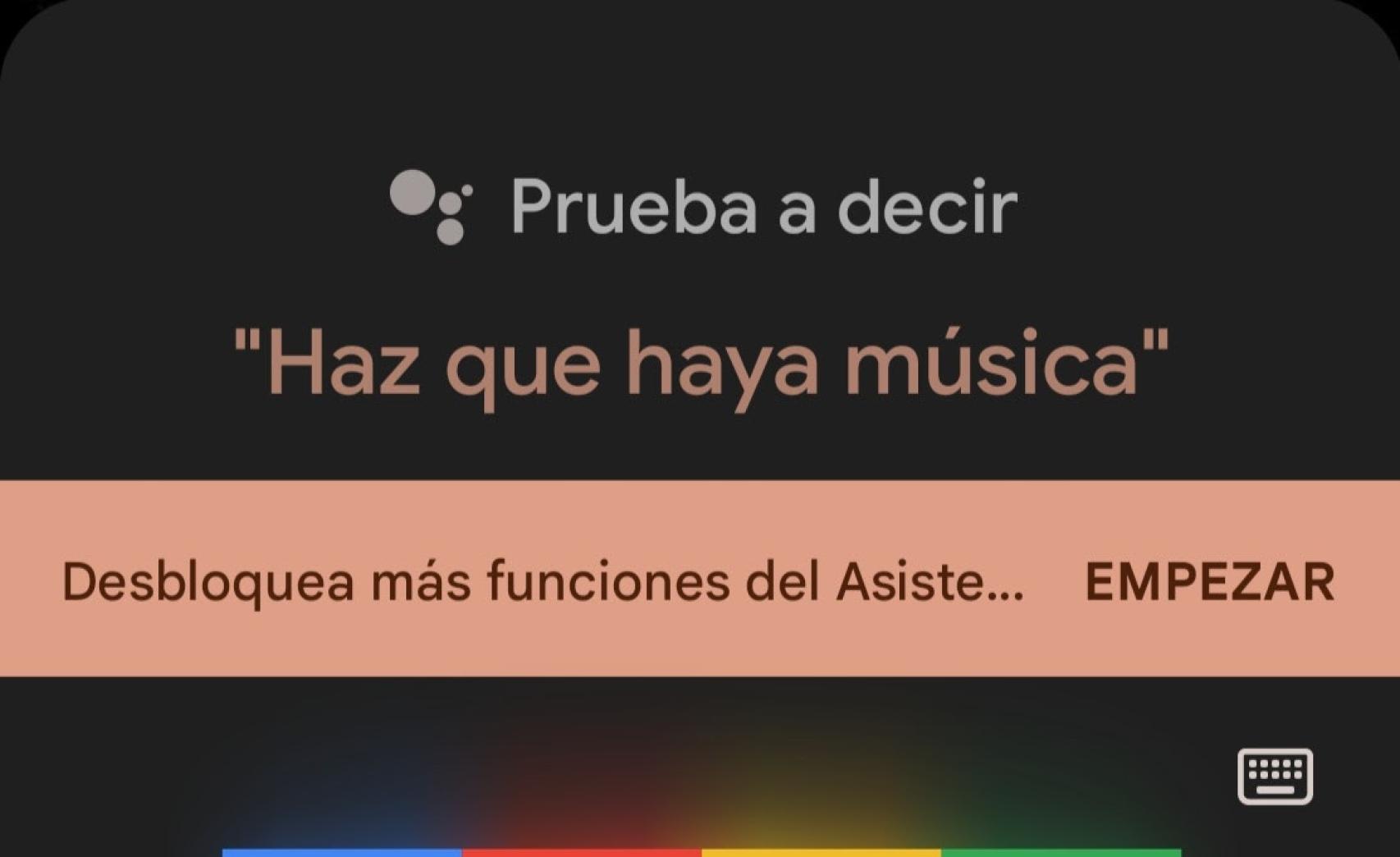 Deslizar desde la parte inferior