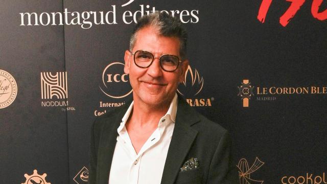 Paco Roncero en la entrega de los premios gastronómicos Montagud.