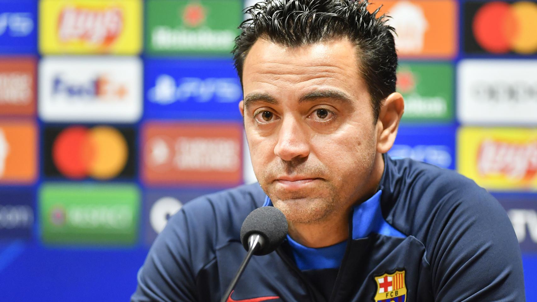 Xavi Hernández comparece en rueda de prensa