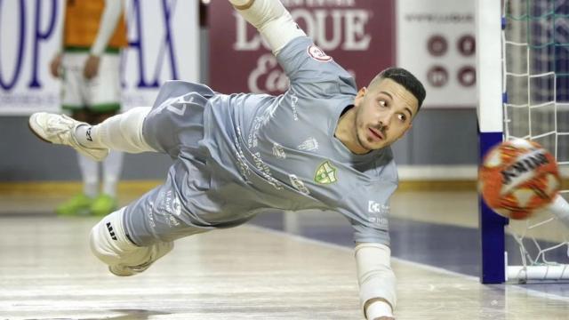 Cristian Ramos, portero del Córdoba Patrimonio de la Humanidad de la LNFS