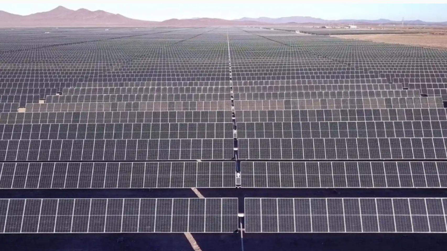 Imagen de archivo de un parque fotovoltaico.