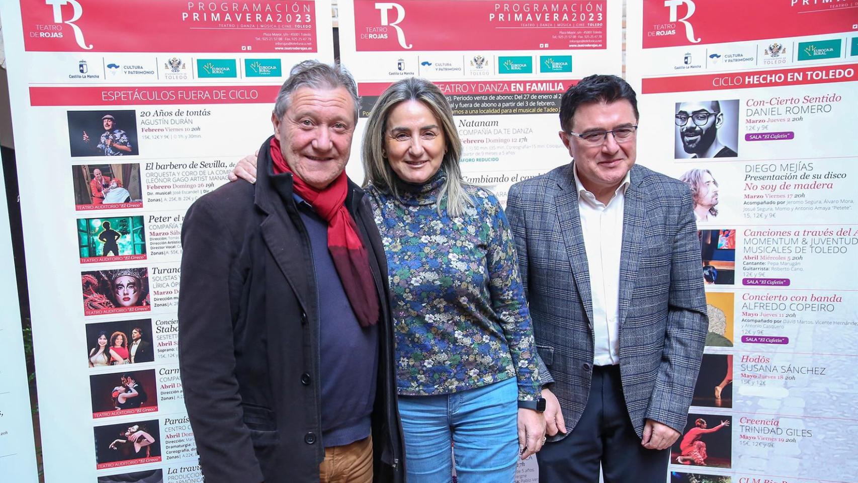 Presentación de la programación del Teatro de Rojas. Foto: Twitter @milagrostolon.
