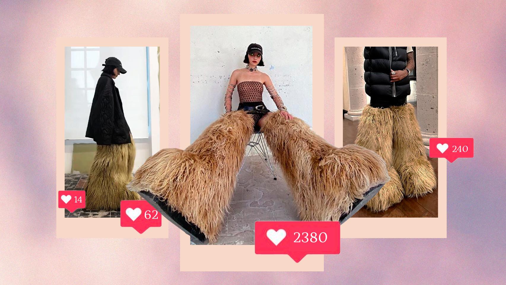 'XXL Moonster boots': así son las botas que se han hecho virales en Instagram