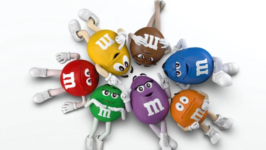 Los muñecos de los chocolates M&M's.