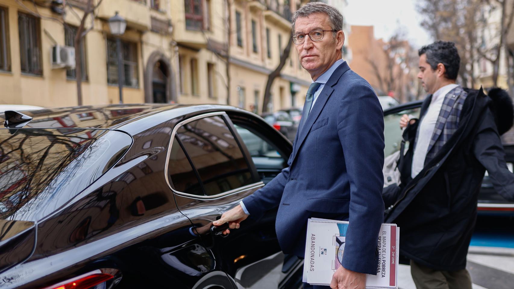 El presidente del Partido Popular, Alberto Núñez Feijóo.