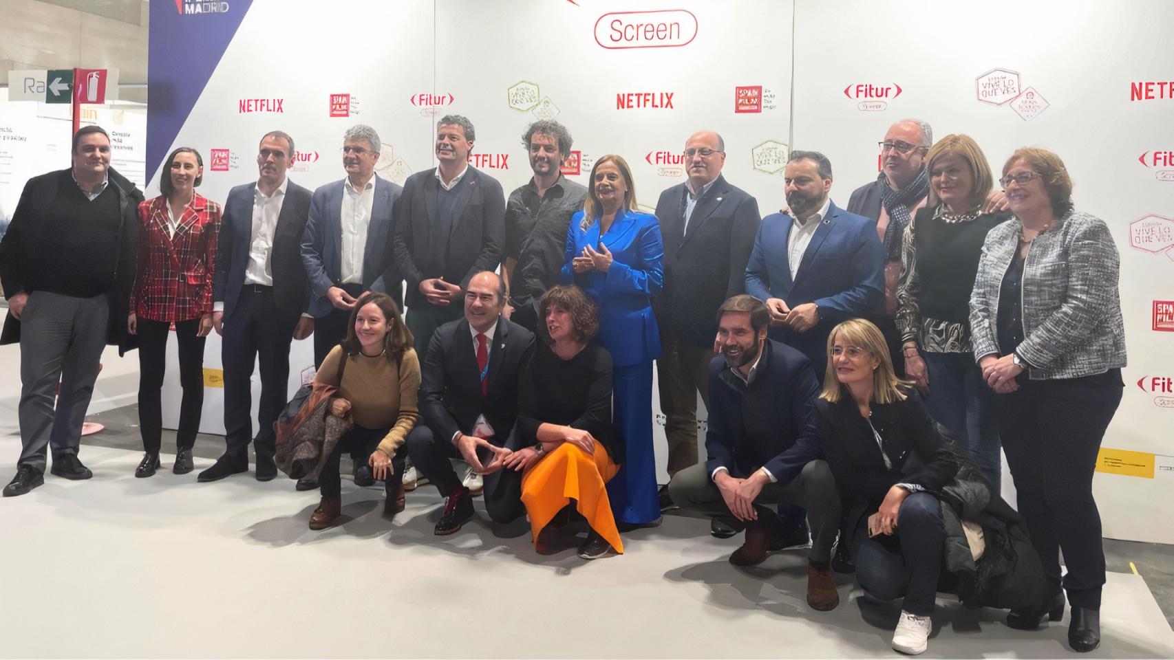 Presentación de la Diputación de Pontevedra en el Fitur Screen.