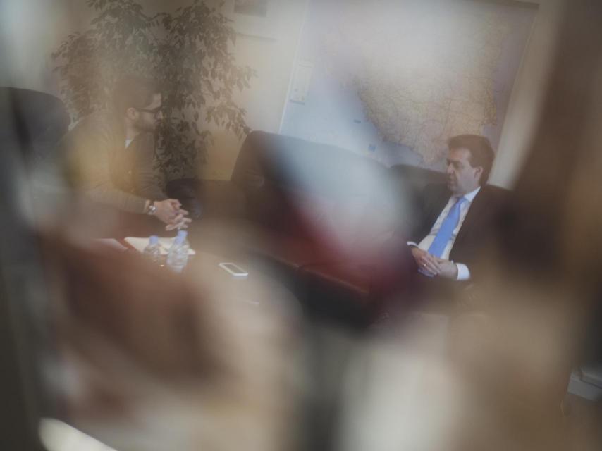 Nicu Popescu, durante la entrevista.