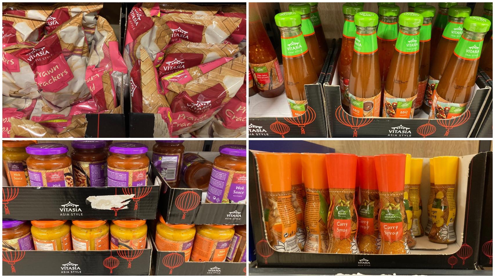 Productos asiáticos de Lidl.