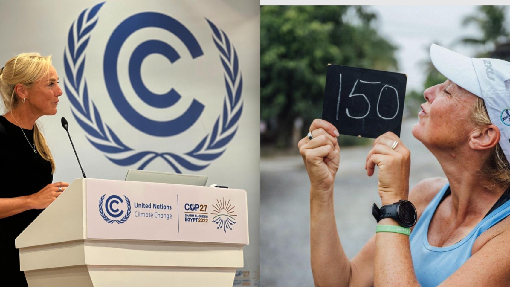 La ultramaratonista Mina Guli tiene el compromiso de visibilizar la crisis del agua corriendo por todo el mundo.