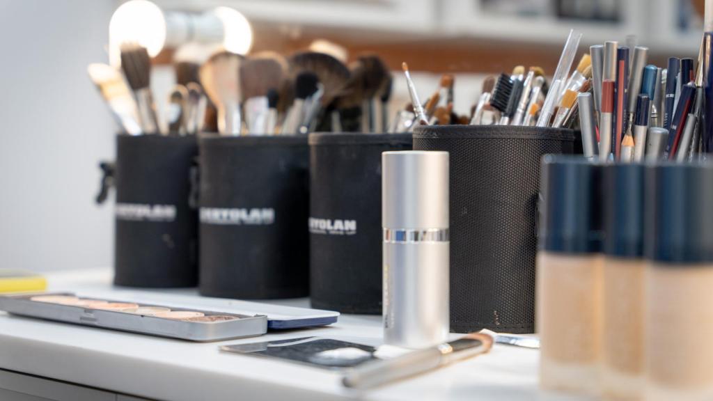 Equipo de maquillaje de Kryolan.