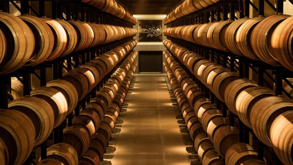 La inmensa bodega de Abadía Retuerta.