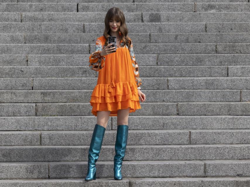 Lily Collins en 'Emily in Paris'.