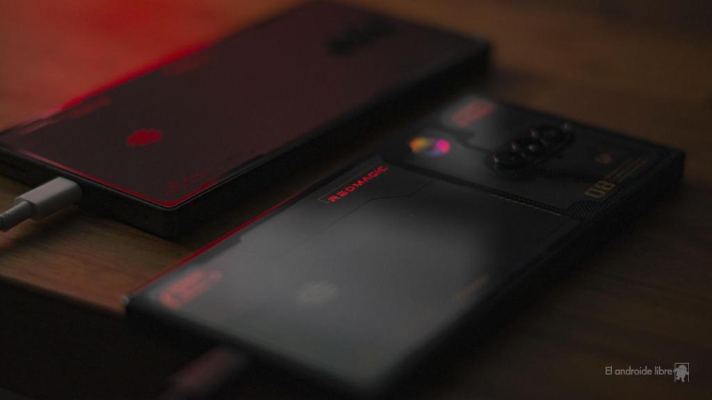Carga rápida con ventilador activado en móviles Redmagic