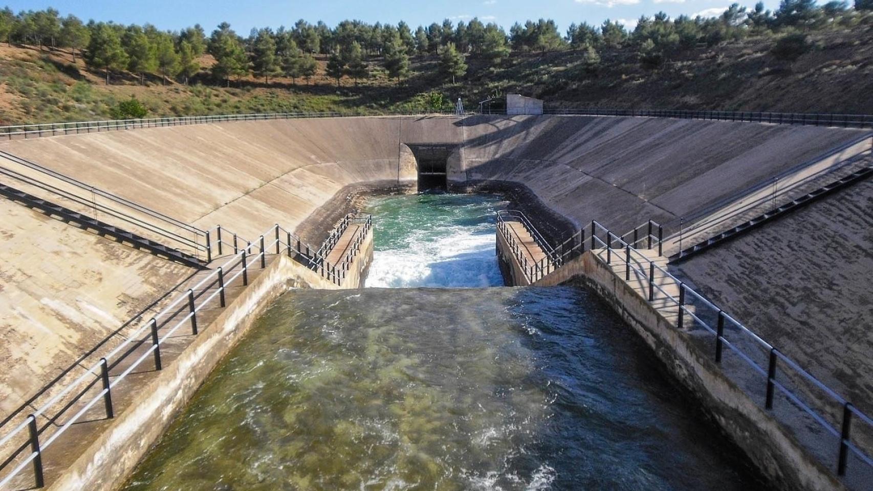 Imagen del trasvase Tajo-Segura.